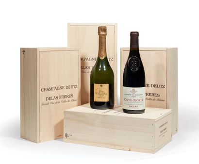 null COFFRET PRESTIGE 1 bouteille de CHAMPAGNE William Deutz brut 2006 1 bouteille...