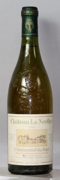 null * 1 BOUTEILLES CHATEAUNEUF DU PAPE Blanc
CHÂTEAU LA NERTHE 1995