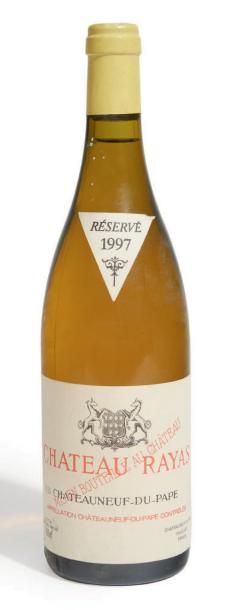null * 1 BOUTEILLE CHATEAUNEUF DU PAPE Blanc - CHÂTEAU RAYAS 1997