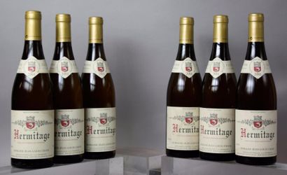 null * 6 BOUTEILLES HERMITAGE Blanc - JEAN LOUIS CHAVE 2001