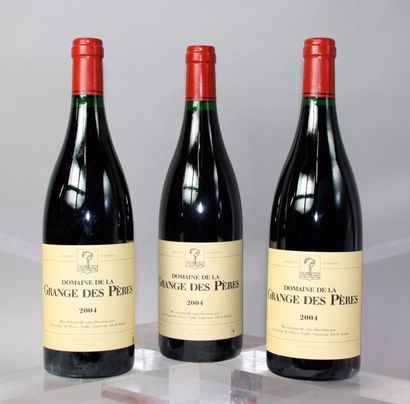 null * 3 BOUTEILLES DOMAINE DE LA GRANGE DES PERES 2004
Une étiquette légèrement...