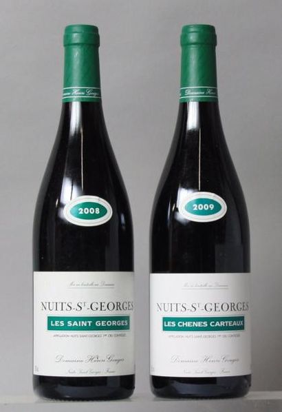 null 2 BOUTEILLES NUITS St. GEORGES - H. GOUGES 1 bouteille du 1er cru «Les St. Georges»...