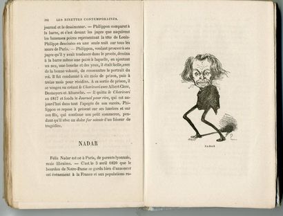 Félix Nadar 4 volumes «Les Dicts et Faicts du Chier Cyre Gambette le Hutin En sa...