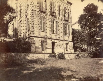 Eugène ATGET «Courbevoie-Château dit de la Belle Gabrielle 6179», vers 1910 Épreuve...