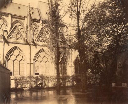 Eugène ATGET «Église St Séverin 4865» Épreuve vintage sur papier albuminé d'après...