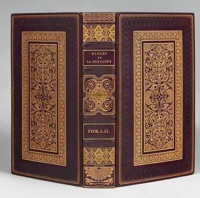 LA FONTAINE (Jean de) Fables. Paris, imprimerie de P. Didot l'aîné, 1813.
2 tomes...