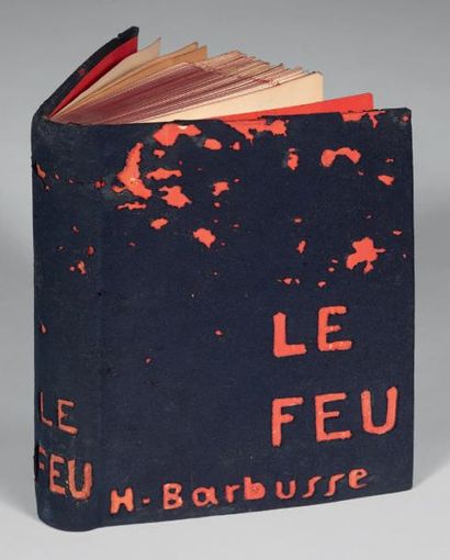 BARBUSSE (Henri) Le Feu (Journal d'une escouade). Paris, Ernest Flammarion, 1916.
In-12...