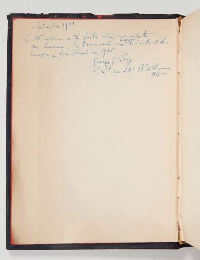 BARBUSSE (Henri) Le Feu (Journal d'une escouade). Paris, Ernest Flammarion, 1916.
In-12...