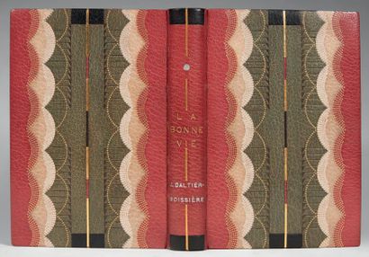 GALTIER-BOISSIERE (Jean) La Bonne Vie, roman. Paris, Bernard Grasset,1925
.In-12...