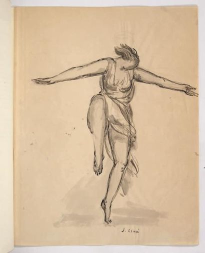null [DUNCAN]. Isadora Duncan. Soixante-douze planches par José Clara. Avec une présentation...