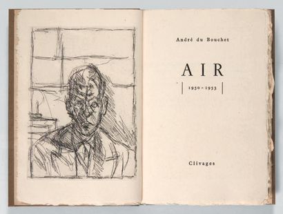 DU BOUCHET (André) Air, 1950-1953. [Paris, Imprimerie Union pour] Clivages, 1977.
In-12...