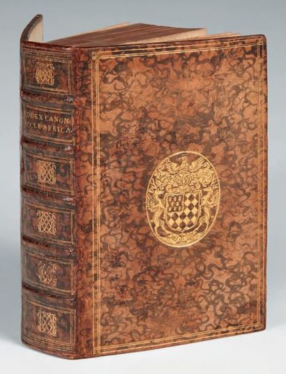 JUSTEL (Christofle) Codex canonum Ecclesiæ africanæ. Paris, Abraham Pacard, 1615.
Relié...
