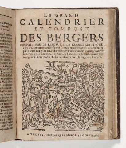 null [BIBLIOTHÈQUE BLEUE]. Recueil de 7 pièces imprimées à Troyes par les Oudot et...