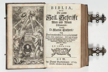 null Biblia, das ist: Die gantze Heil. Schrifft Alten und Neuen Testaments, Teutsch
D....