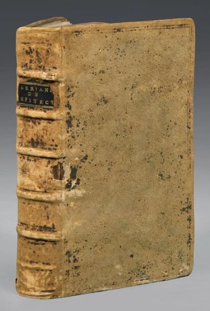 EPICTETE De Epitecti philosophi [...]. Bâle, Johann Oporin, mars 1554.
Petit in-4...