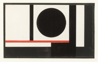 Gilbert Decock (1928-2007) Composition, 1966
Gouache sur papier.
Cachet de l'artiste...