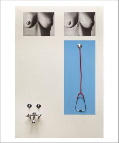 Peter KLASEN (né en 1935) Torses & Robinet + Stéthoscope, 1969
Acrylique sur toile,...