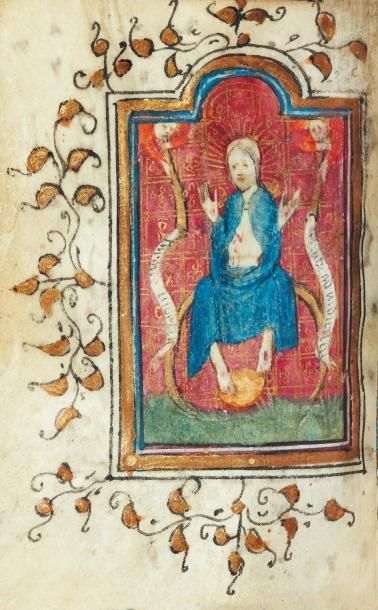 null [...]. Livre d'heures à l'usage de Rome. Manuscrit sur vélin. Vers 1420-1450,...