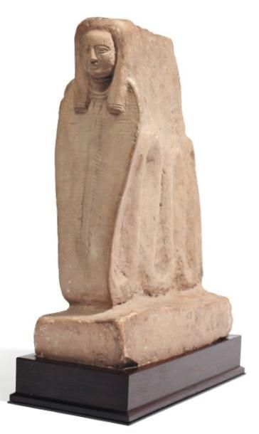 ÉGYPTE Statue de la déesse Meret-Seger. Elle est sous la forme du cobra androcéphale...