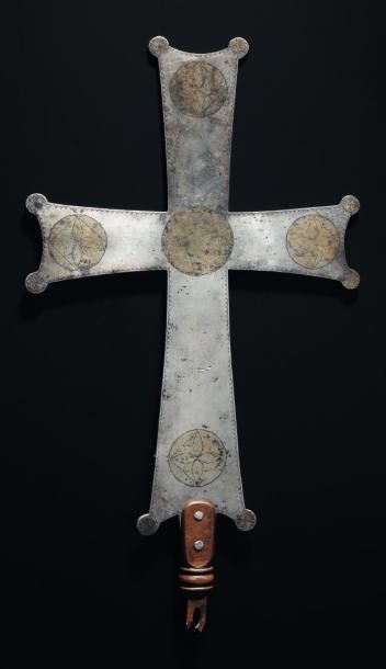 ART PALÉOCHRÉTIEN ET BYZANTIN Croix de la Transfiguration. Exceptionnelle croix de...