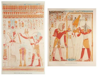 ÉGYPTE CALVERLEY Amice Mary. The temple of king Sethos I at Abydos, t. I, II et III,...