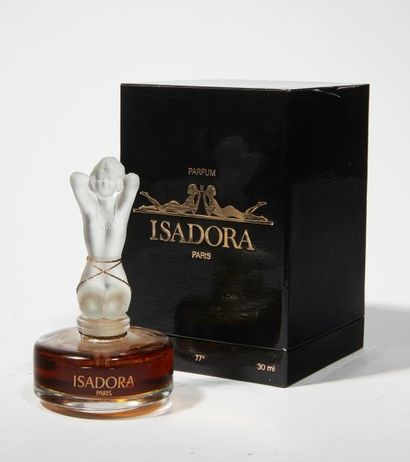 ISADORA Flacon en verre titré sur une face en lettres dorées " Isadora Paris ", bouchon...