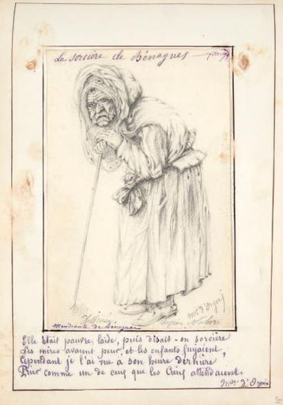 ORGEIX (Francois de Thonel, marquis d'). Album de caricatures.
S.l., [vers 1880]....