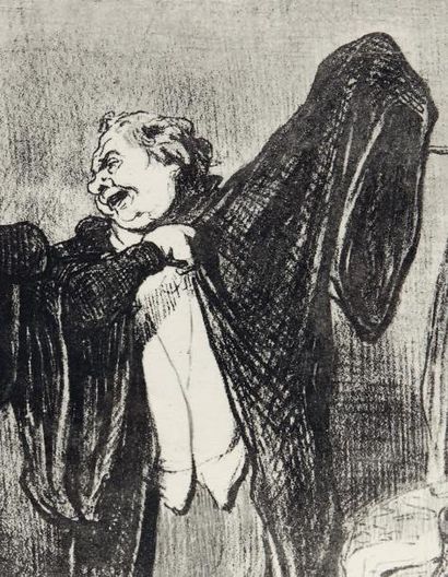 Honoré DAUMIER (1808-1879) «Avant l'audience» de la série «Les gens de justice»
Publié...