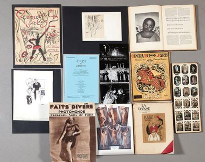 null PARTITIONS, POCHETTES DE 78 TOURS, PROGRAMMES, OUVRAGES DIVERS.
Paris Music-Hall...