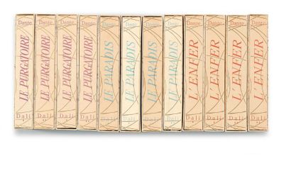 null DANTE, LA DIVIDE, COMÉDIE ILLUSTRÉE PAR DALI 12 volumes. Edition d'art les ...