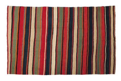 null Kilim Tribu Ghashghai, vers 1900. H_254 cm L_158 cm