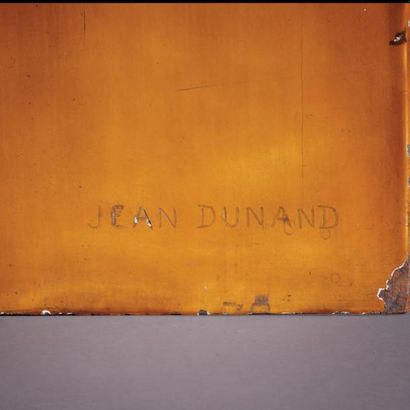 JEAN DUNAND | 1897-1942 | France 
Unique paire de portes coulissantes double face...