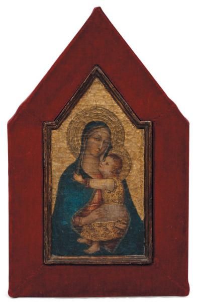 ECOLE ITALIENNE DU XIXe SIÈCLE, DANS LE GOÛT DE GIOVANNI BELLINI Vierge à l'Enfant...