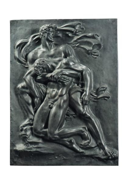 ARNO BREKER (1900-1991) Kameraden Relief, 1939/1940 Bas-relief en bronze Signé en...
