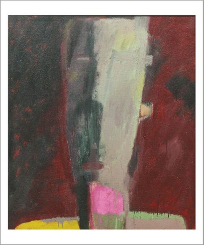 James BROWN (né en 1951) 
Untitled, NYC, 1992
Acrylique sur toile.
Signée, datée...