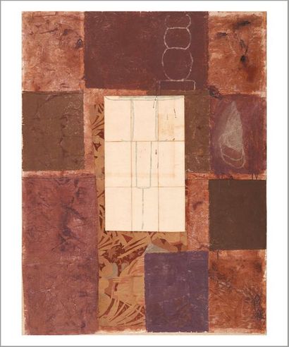 James BROWN (né en 1951) 
Mannerist
Notes, 1992-1993
Technique mixte et collage sur...