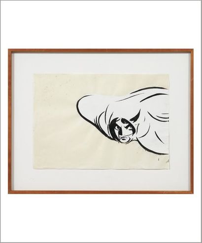 YOSHITAKA AMANO (NÉ EN 1952) 
Untitled, 2003
Encre Sumi sur papier
Japon.
Sumi ink...