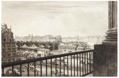 GAVARD Collection de principales vues de Paris dessinées par Gavard avec le diagraphe...