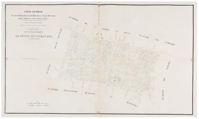 VASSEROT (Philibert) & BELLANGER (J. S.) Atlas général des quarante-huit quartiers...