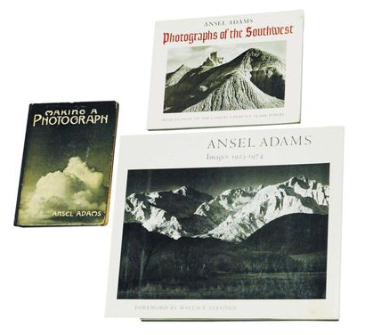 ADAMS, Ansel (1902-1984) 1) : Ansel Adams. Images 1923-1974. Foreword by Wallace...