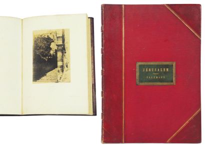 SALZMANN, Auguste (1824-1872) Jérusalem. Étude et reproduction photographique des...