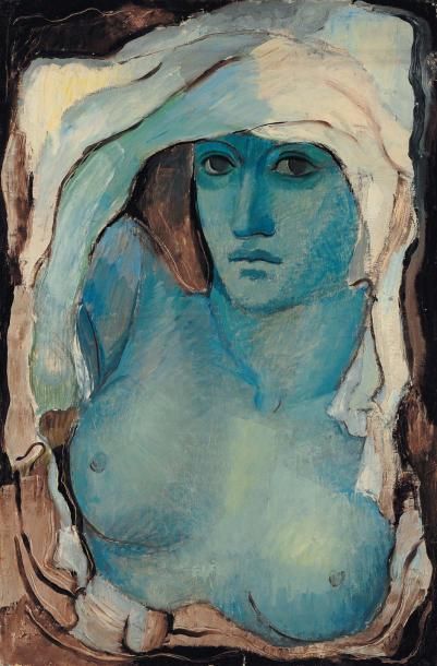 MARIA LAGORIO (1893-1979) Solitude, 1932 Huile sur toile, signée et datée en bas...