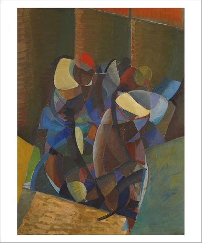 ALFRED RETH (1884-1966) Composition, 1964
Huile sur toile.
Signée et datée en bas...