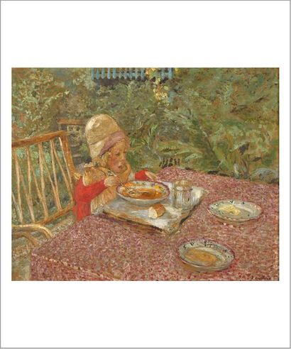 Edouard VUILLARD (1868-1940) Le déjeuner du petit Jean Gosset en Normandie, 1911
Huile...