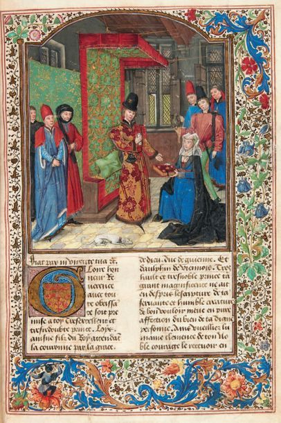 PISAN, Christine de. Le Livre de Paix. Manuscrit réalisé en Flandre, vers 1470. Manuscrit...