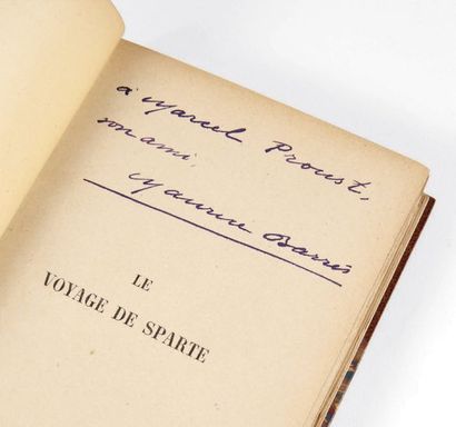 BARRES, Maurice. Le Voyage de Sparte. Paris, Librairie Félix Juven, 1906.
In-12 [187...