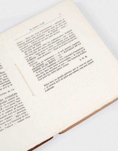 VACHÉ, Jacques. Lettres de guerre. Avec un dessin de l'auteur et une introduction...