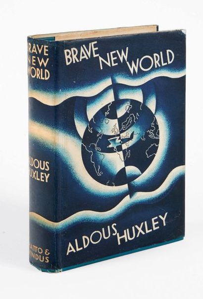 HUXLEY, Aldous. Brave New World. London, Chatto & Windus, 1932.
In-12 [187 x 122...