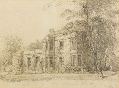 null Lot de quatre oeuvres: (de gauche à droite)
A - Ecole anglaise du XIXe siècle
Residence...