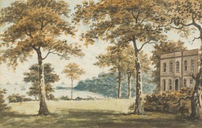 null Lot de quatre oeuvres: (de gauche à droite)
A - Henry Warmore (1875-)
New park...
